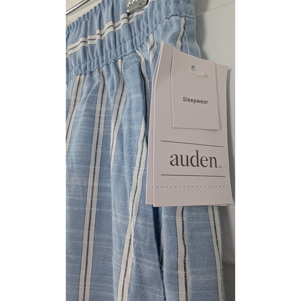 Auden Striped Poplin Lounge Pajama Pants NEW! - Picture 6 of 9